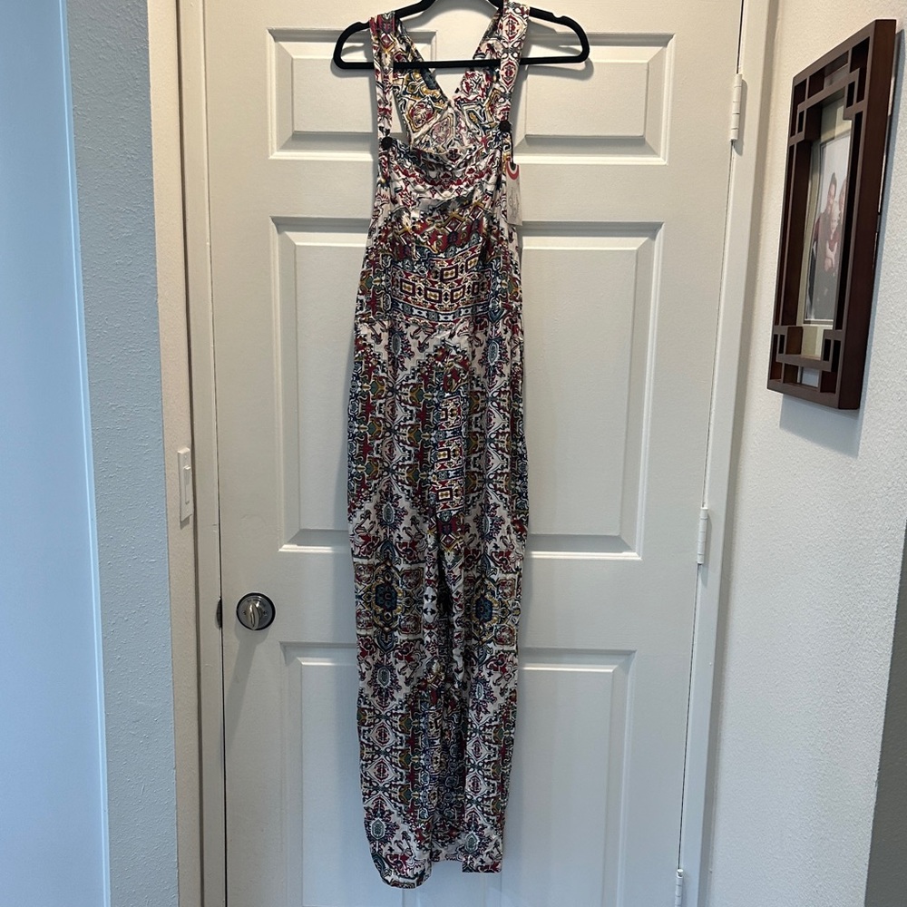 Sacred Threads Multicolor Patterned Jumpsuit W/Ad… - image 1